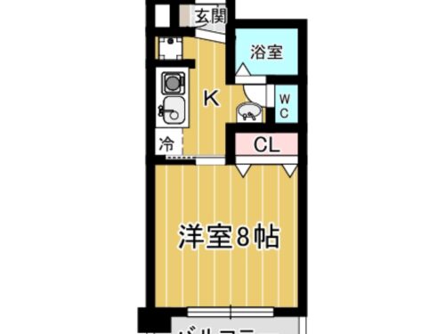 反転タイプ(間取図(平面図)) 反転タイプ(間取図(平面図))
